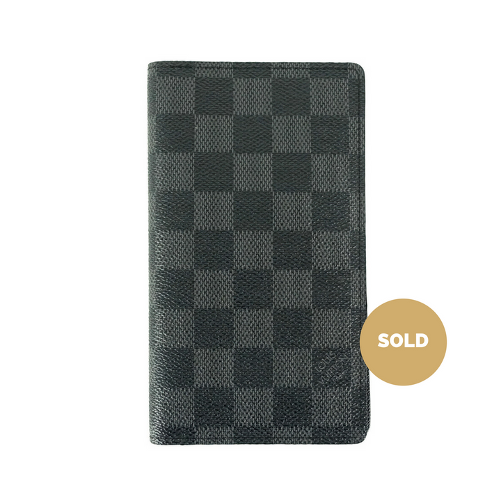 damier graphite canvas bifold wallet